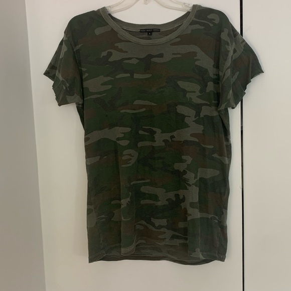 Truly Madly Deeply Khaki Green Camouflage T-Shirt - Picture 3 of 14